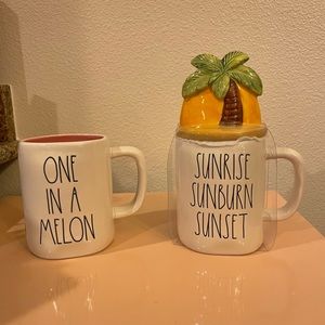 Rae Dunn Summer Coffee Mug Bundle 🌴☀️☕️
